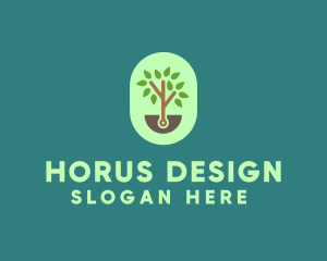 Nature Tree Planting logo design