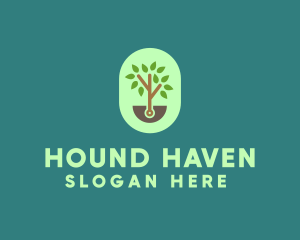 Nature Tree Planting logo design