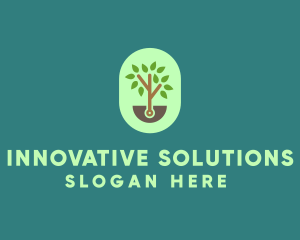 Nature Tree Planting logo design