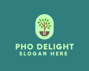 Nature Tree Planting logo design