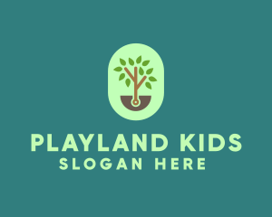 Nature Tree Planting logo design