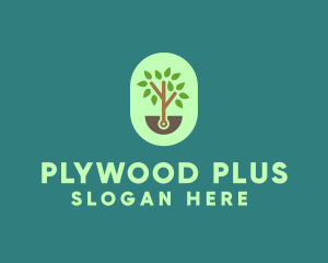 Nature Tree Planting logo design