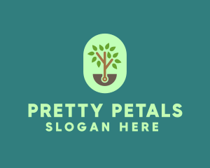 Nature Tree Planting logo design