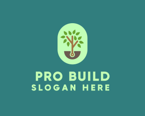 Nature Tree Planting logo design