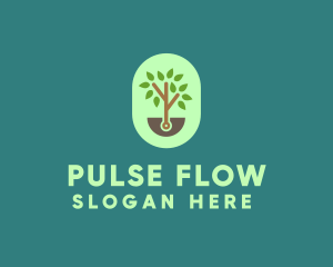 Nature Tree Planting logo design