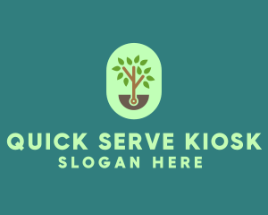 Nature Tree Planting logo design