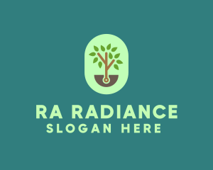 Nature Tree Planting logo design