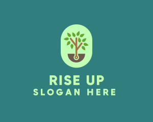 Nature Tree Planting logo design