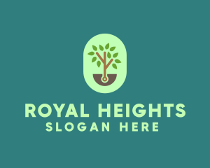 Nature Tree Planting logo design