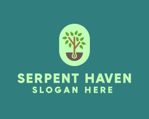 Nature Tree Planting logo design