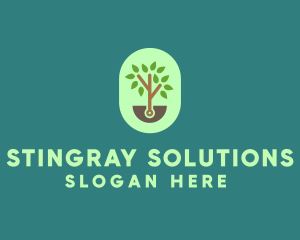 Nature Tree Planting logo design