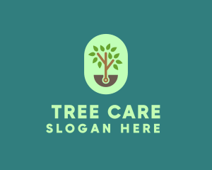 Nature Tree Planting logo design