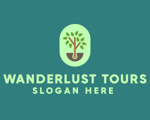 Nature Tree Planting logo design