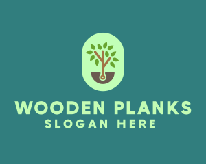 Nature Tree Planting logo design