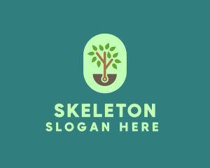 Nature Tree Planting logo design