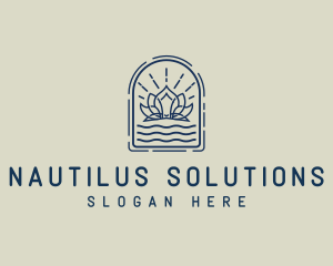 Lotus Flower Wellness logo design