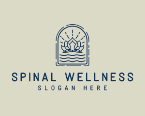 Lotus Flower Wellness logo design