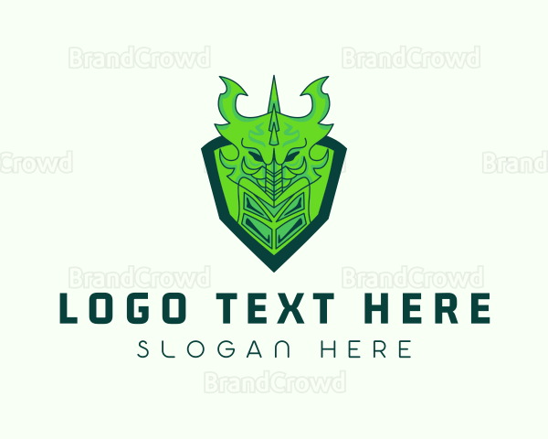 Green Dragon Gaming Shield Logo