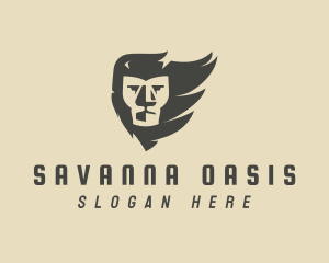 Savanna - Lion Head Nature logo design