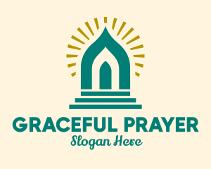 Holy Temple Doorway logo design