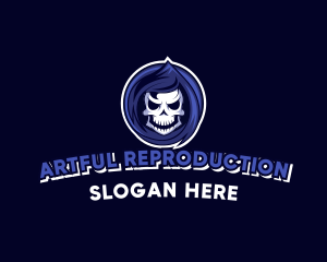 Skeleton Reaper Gaming  logo design