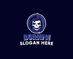 Skeleton Reaper Gaming  logo design