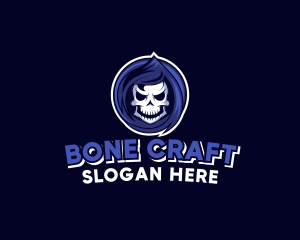 Skeleton - Skeleton Reaper Gaming logo design