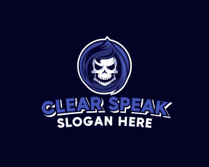 Skeleton Reaper Gaming  logo design