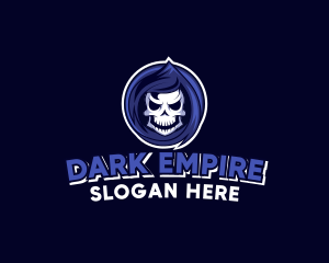 Villain - Skeleton Reaper Gaming logo design