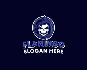 Horror - Skeleton Reaper Gaming logo design