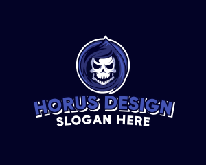 Skeleton Reaper Gaming  logo design