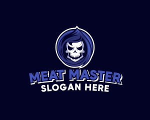 Skeleton Reaper Gaming  logo design