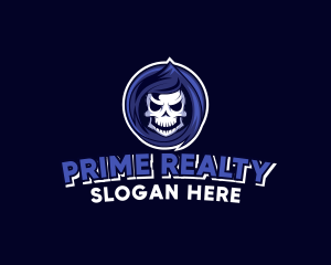 Skeleton Reaper Gaming  logo design