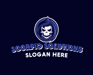 Skeleton Reaper Gaming  logo design