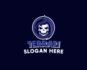 Skeleton Reaper Gaming  logo design