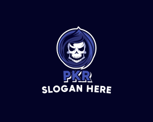 Skeleton Reaper Gaming  logo design