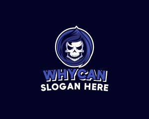 Streamer - Skeleton Reaper Gaming logo design