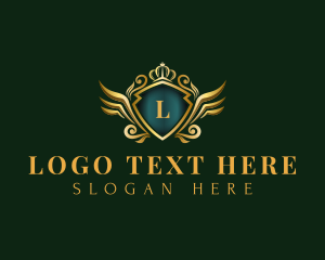 Premium - Premium Crown Shield logo design