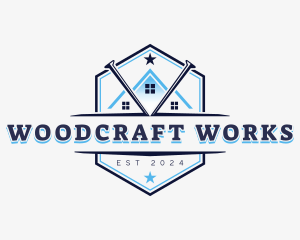 Carpentry - Roof Maintenance Carpentry logo design