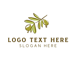 Italian Restaurant - Olive Tree Branch logo design