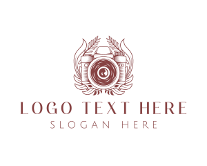 Videography - Floral Camera Photography logo design