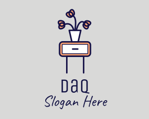 Flower Vase Drawer  Logo
