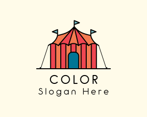 Circus Show Tent Logo