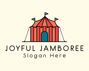 Carnival - Circus Show Tent logo design