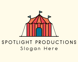Show - Circus Show Tent logo design