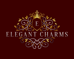 Royal Elegant Vines logo design