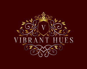 Royal Elegant Vines logo design