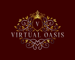 Royal Elegant Vines logo design