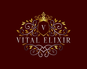 Royal Elegant Vines logo design