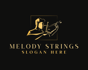 Violin - Violin Violinist Instrument logo design